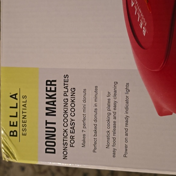 BELLA ESSENTIALS BRAND DONUT MAKER - Picture 3 of 8